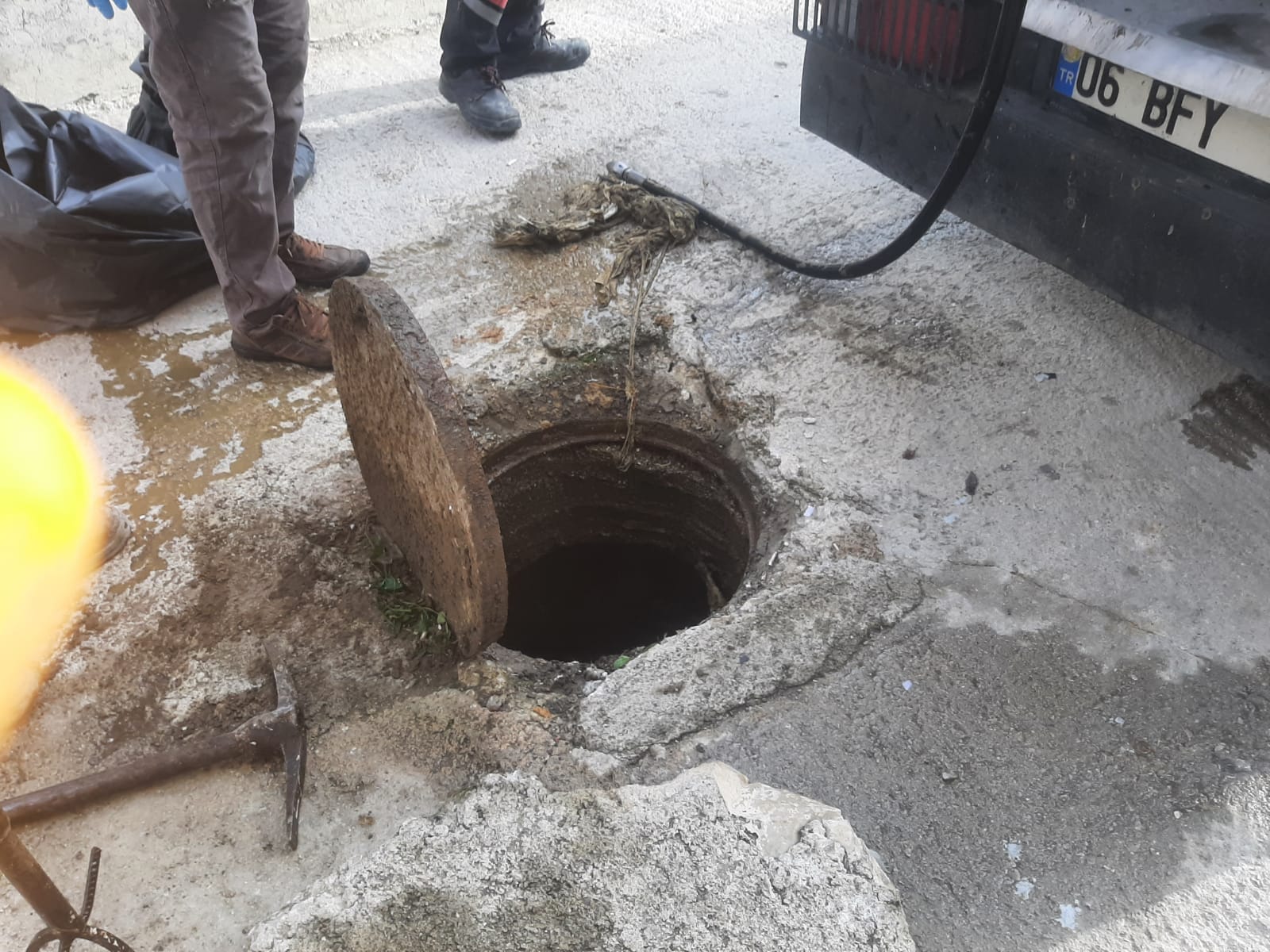 Kanalizasyon Hatlarında Kameralı Tespit ile Nokta Atışı Müdahale